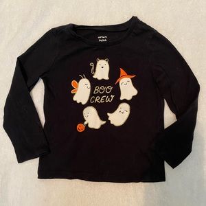 2T Black Halloween long sleeve shirt